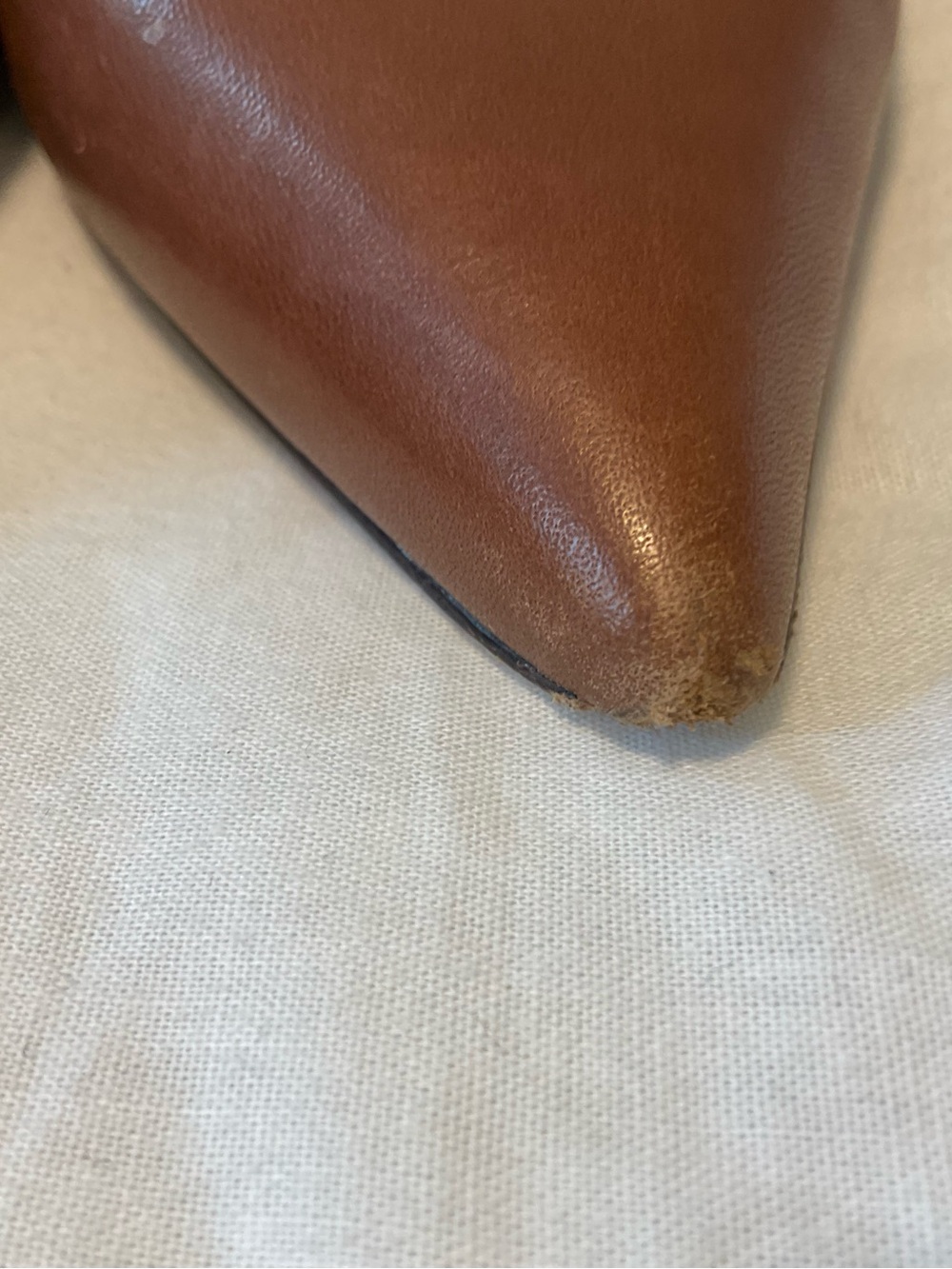 Coach Brown Pointed Toe Leather Stiletto Heels - Picture 8 of 8